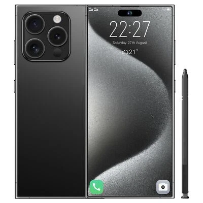 7.3" Smartphone i15 Ultra 16+1TB Factory Unlocked Android Mobile Phones 8000mAh - Image 1 of 4