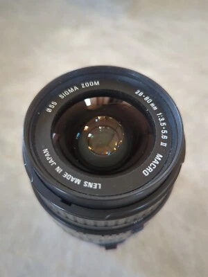 READ Sigma Mini Zoom Macro Aspherical 28-80mm f/3.5-5.6 II Aspherical Lens - Image 1 of 4
