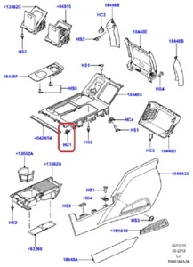 ( 1 ) GENUINE LAND ROVER IPN500210 RETAINING CLIP-Console, 2002-2012 Range Rover - Picture 1 of 2