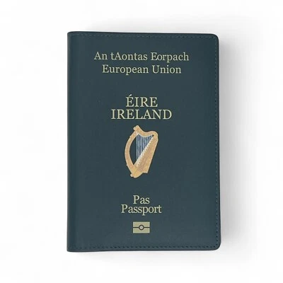 Ireland Genuine Leather Crafted Travel Passport Wallet/Holder - Image 1 of 4
