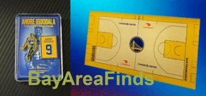 Golden State Warriors Andre Iguodala Jersey Retirement Pins Replica Mini Court - Picture 1 of 2