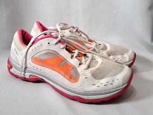Abeo Armus Aero Women 9.5M White, Pink, Orange Vibram Sole Ventilated Sneakers - Picture 1 of 14