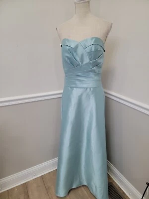 B2 Jasmine Strapless Formal Prom Bridesmaid Dress/Sea Glass Size 14 NWT - Image 1 of 4