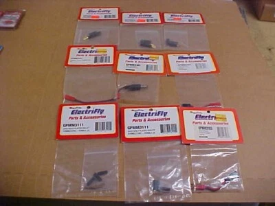 GREAT PLANES ELECTRIFY PARTS LOT (9 PKGS) = GPMM3101/3103/3104/3107/3111/3112 - Image 1 of 4