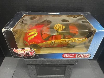 Hot Wheels Race Day Deluxe 1:24 #97 Anthony Lazzaro McDonalds NIB NASCAR READ** - Image 1 of 4