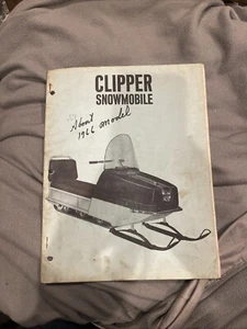 Genuine AMF Clipper Snowmobile 1966? Part Service Manual VINTAGE Super Rare - Picture 1 of 5