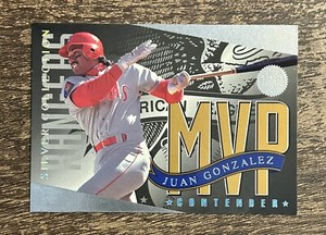 1994 Leaf MVP Contender Silver Collection /10000 Juan Gonzalez