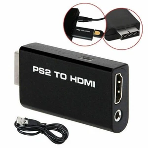 PlayStation 2 to HDMI Converter Adapter Adaptor PS2 Cable HD RCA AV Audio Video - Picture 1 of 5