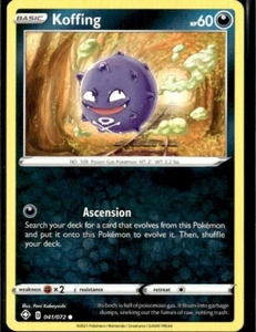 2021 Sword & Shield Shinning Fates Koffing 41/72 - Picture 1 of 2