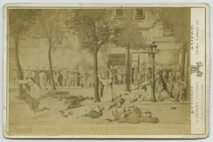 Cabinet Appert. Commune de Paris. Massacre des Dominicains le 25 mai 1871. - Picture 1 of 2