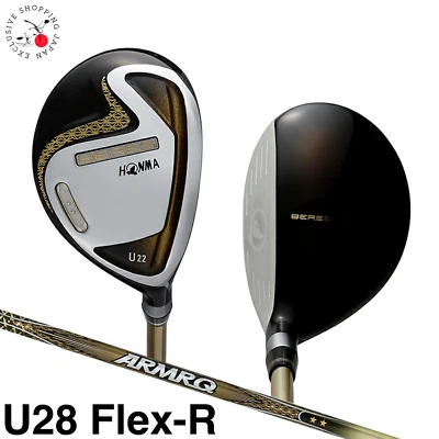 HONMA Beres 07 2019 Utility Hybrid U28 2S 2 Star ARMRQ 47 Graphite Shaft Flex R - Image 1 of 4