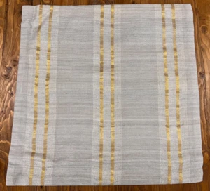 West Elm Square (Silk, Cotton & Rayon) Throw Pillow Cover Case 19.5" x 19.5" - Picture 1 of 6