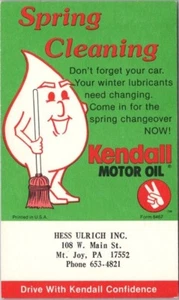 1950er MOUNT JOY, Pennsylvania Autohändler Postkarte HESS ULRICH Buick Chevy Olds - Bild 1 von 2