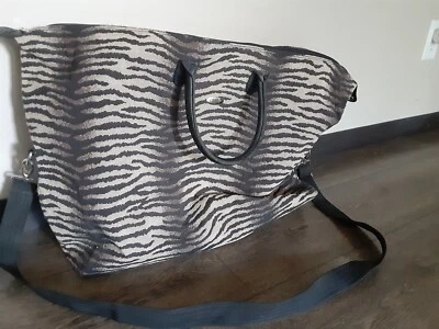DIANE VON FURSTENBERG DVF Overnight Weekend Travel Bag Tiger design - Image 1 of 3