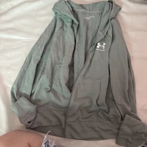 Under Armour Jacket Hoodie M Loose Style Pockets Green - Picture 1 of 15