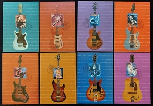 252-259 Sweden 2004 maxicards Rock music guitars Elvis Presley Slania Scott 2493 - Picture 1 of 1