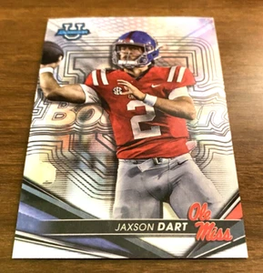 JAXSON DART🏈2022 Bowmans U Football Rookie RC SILVER Refractor SP Ole Miss MINT - Bild 1 von 2