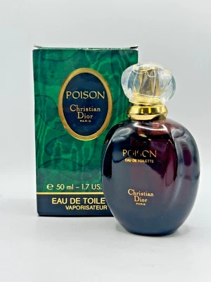 POISON BY CHRISTIAN DIOR 50ML EDT SPRAY CLÁSICO CÓDIGO-43J0U (NUEVO CON CAJA) Foto 1 de 4