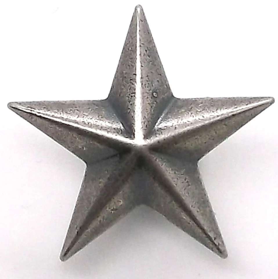 Star 3-D Concho Snap Set Antique Nickel 1" 1265-90 by Stecksstore