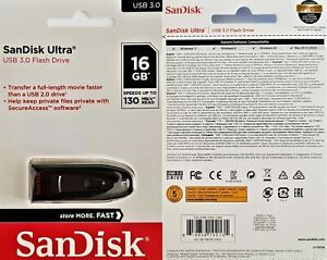 Sandisk Ultra USB 3.0 Stick 16GB USB 3.0 Stick USB Flash Drive