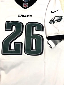 XL Saquon Barkley #26 White Vapor FUSE Trikot Philadelphia Eagles - Bild 1 von 4