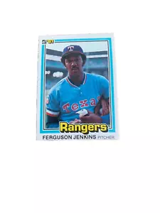 Ferguson Jenkins 1981 Donruss 146 Texas Rangers Baseballkarte - Bild 1 von 2