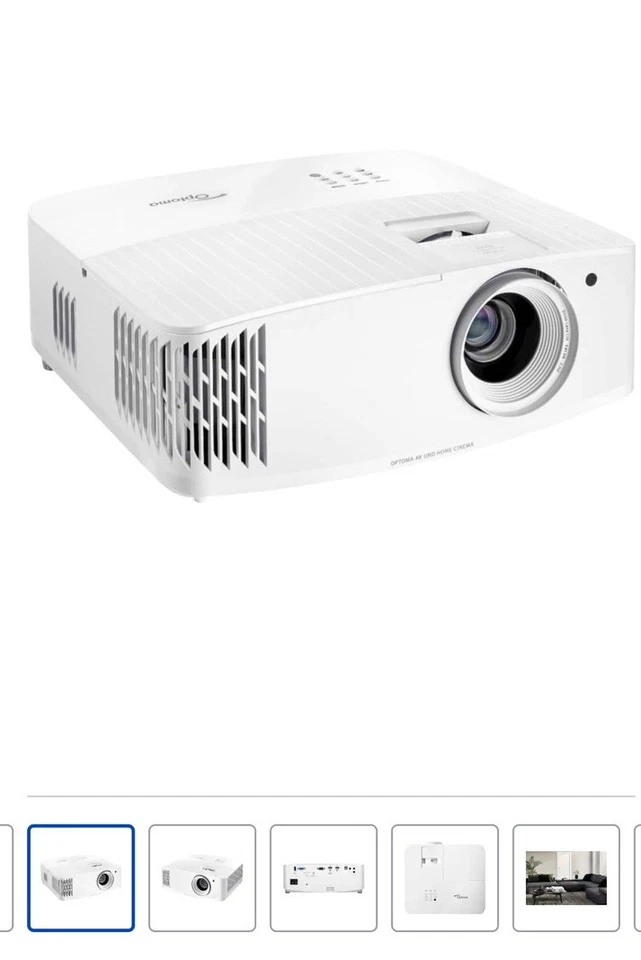 Optoma - UHD38 4K UHD Projector with 4000 Lumens, 240Hz - Image 1 of 4