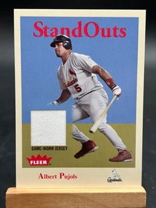 Albert Pujols 2005 Fleer Tradition StandOuts Game Used Relic #SO-AP Cardinals - Picture 1 of 2