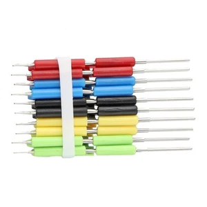 10pcs Gratuit Double Crochet Test Clip Puce Brûlure Logique Analyseur Pince - Photo 1/12