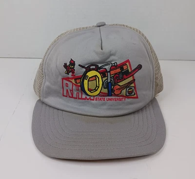 Gorra de camionero de espuma con cierre a presión RHM de la Universidad Estatal de Iowa de colección - envejecida Foto 1 de 4