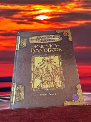 🔥Dungeons And Dragons 3.0 Psionics Handbook 2001 Hard Cover D20 System WOTC - Image 1 of 4