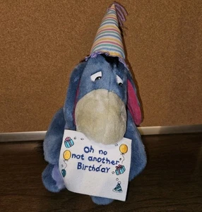 Disney Winnie Puuh Eeyore Plüsch Not Another Birthday - NICHT PERSONALISIERT - Bild 1 von 4