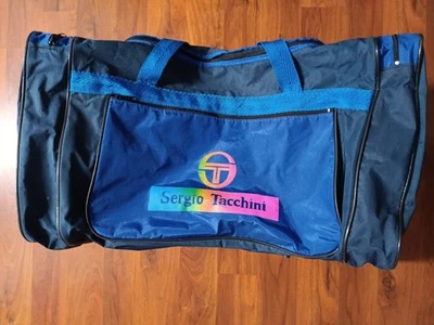 Bolsa de viaje vintage Sergio Tacchini tenis deportes playa equipaje lona Foto 1 de 4