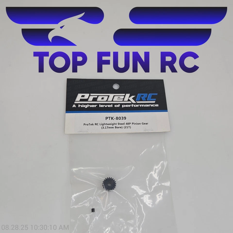 ProTek RC PTK-8039 Lightweight Steel 48P Pinion Gear (3.17mm Bore) (21T) - Image 1 of 1