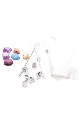 TCHIBO Teglia da Forno Rotonda Metallo Argento Praline - Immagine 1 di 2