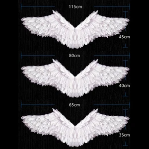 Children Adults Angel Wing 1Pcs Stage Props Classic Feather Wings Christmas - Picture 1 of 18