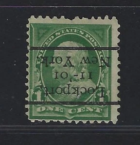 Classic Precancels - NY - Lockport - 279-L2 TS inv - 1¢ Franklin - Picture 1 of 2