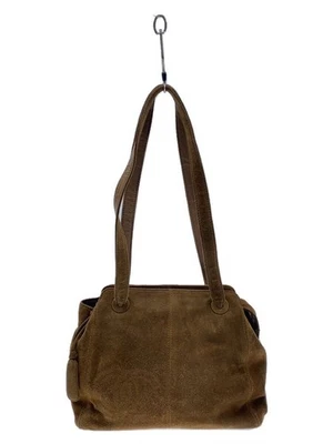 Bolso de Mano Chanel Marca Coco Gamuza Marrón Usado Foto 1 de 4