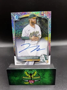 2025 Topps Bowman Chrome Tommy White #CPA-TWH Mojo 084/150 - Bild 1 von 2