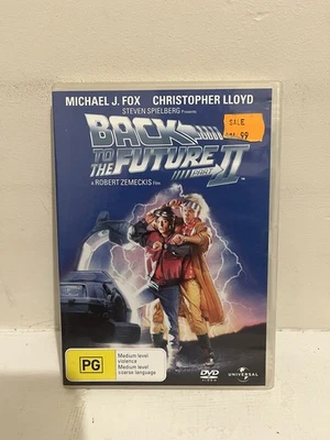Back to the Future Part 2 DVD Movie 1989 Michael J. Fox Christopher Lloyd Reg 4 - Image 1 of 2