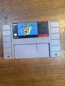 Super Mario World (Super Nintendo SNES) Videospiel nur Cartridge - Bild 1 von 6