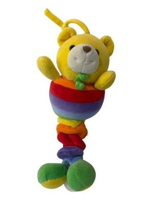 Baby Gund Musical Rainbow Bear Pull String Velour Stuffed Plush - Image 1 of 4