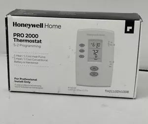 Honeywell PRO 2000 Termostato programmabile 1H/1C TH2110DV1008 montaggio verticale - Foto 1 di 5
