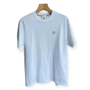 Neu mit Etikett Champion authentisches weißes Jersey-T-Shirt für Herren, mittel - Bild 1 von 7