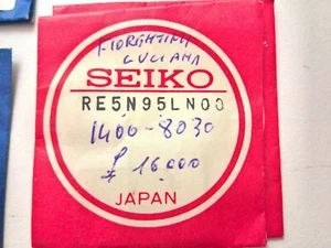 Rare Seiko Sapphire Glass Re5N95Ln00 For 1400-8030 And Other - Genuine 100% - Picture 1 of 1