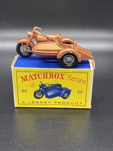 Moko Matchbox#66B Harley Davidson Motorcycle 1962,Mint in D1 box all orig MIB - Picture 1 of 7