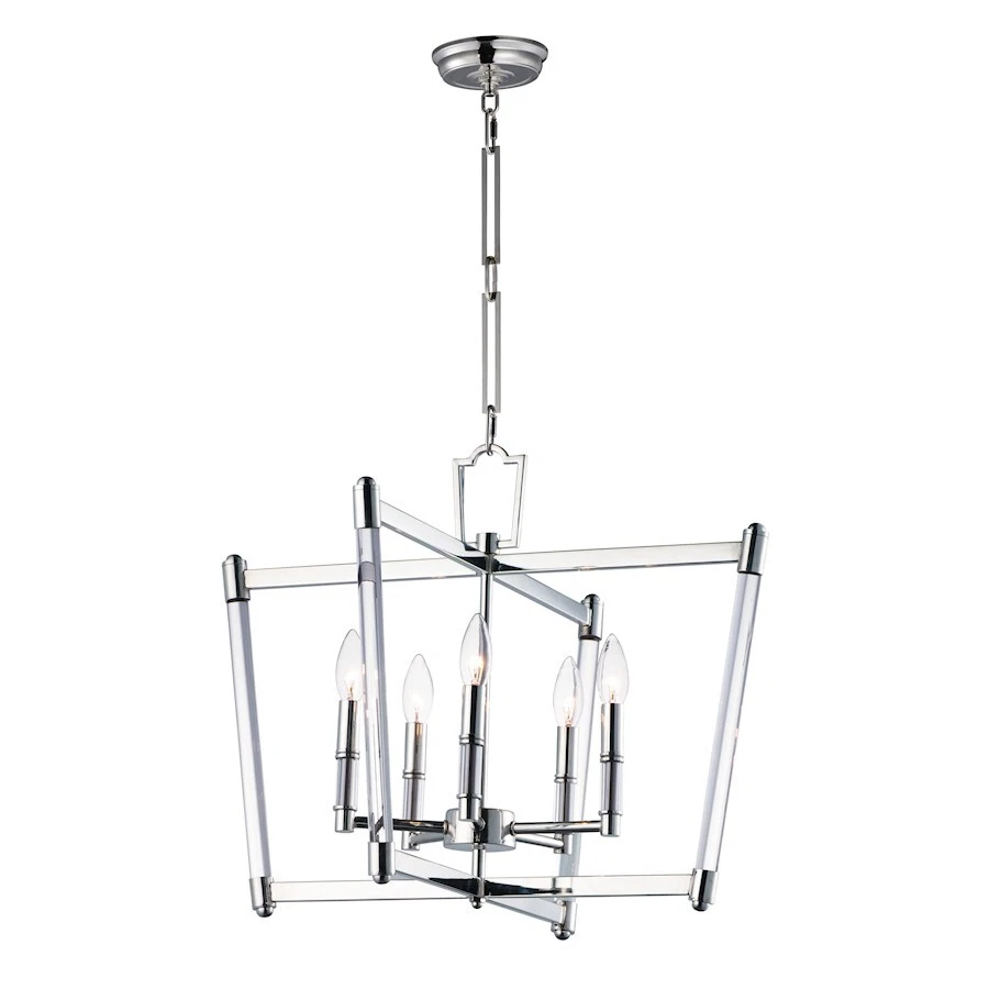 Maxim Lighting Lucent 5-Light Chandelier, Polished Nickel - 16103CLPN - Image 1 of 1