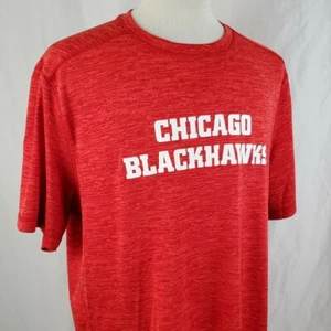 Chicago Blackhawks Majestic Cool Base T-Shirt Uomo XXL Girocollo S/S Hockey, NHL - Foto 1 di 8