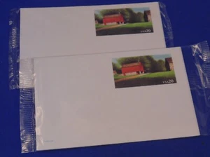 10 - Postal de 20 centavos USPS - Como nueva - ESCENA DE GRANJA DE GRANERO ROJO - UX198 - 2 piezas de 5 ea - Imagen 1 de 2