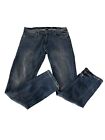 PD&C Size 32x30 Men's Jeans Slim Straight Fit Denim 98% Cotton